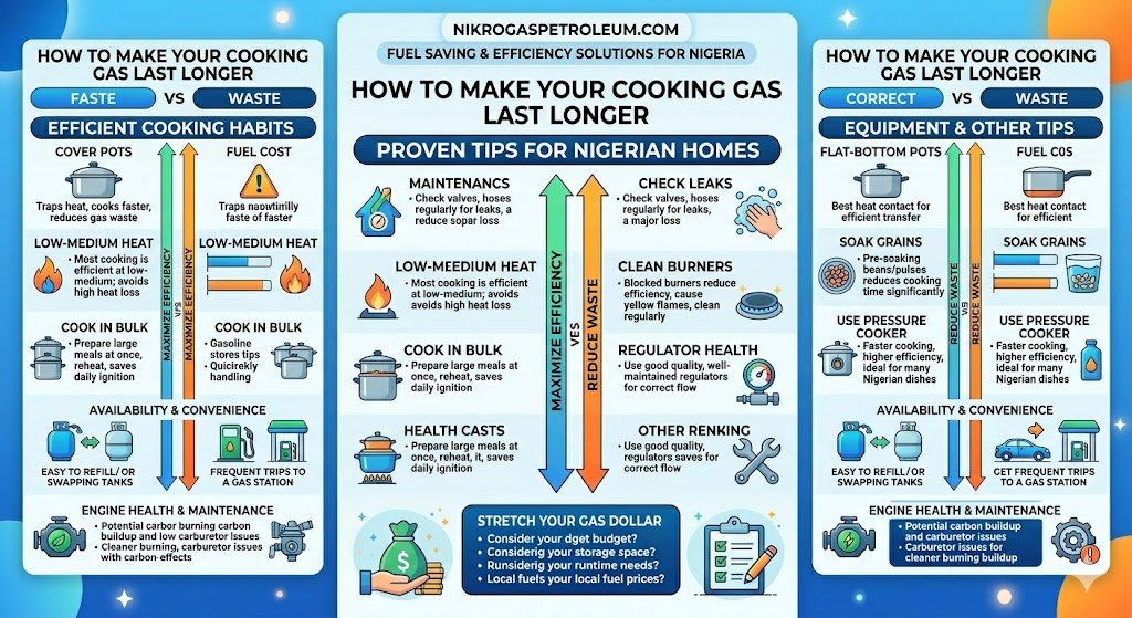 How to Make Your Cooking Gas Last Longer (Proven Tips for Nigerian Homes)