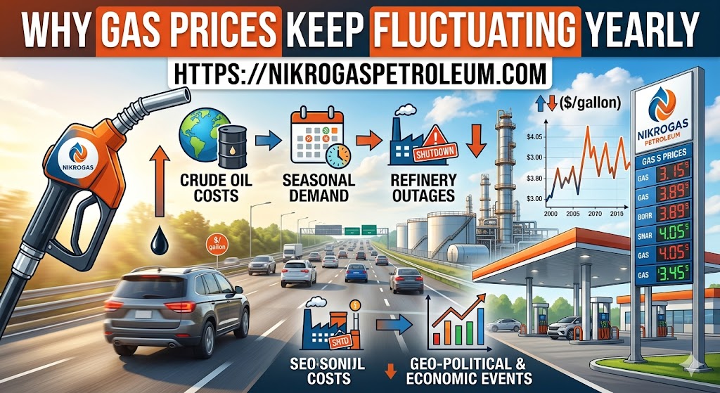 Why Gas Prices Keep Fluctuating Yearly